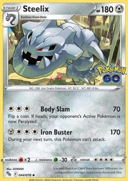 Steelix - Pokémon GO (Uncommon) [PGO-044]