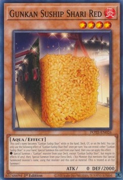 Gunkan Suship Shari Red - Power of the Elements (Common) [POTE-026]
