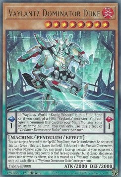 Vaylantz Dominator Duke - Tactical Masters (Rare) [TAMA-008]