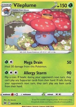 Vileplume - Lost Origin (Holo Rare) [LOR-003]