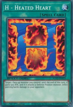 H - Heated Heart - Speed Duel GX: Midterm Paradox (Common) [SGX2-A13]