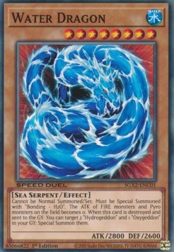 Water Dragon (V.1 - Common) - Speed Duel GX: Midterm Paradox (Common) [SGX2-C01]