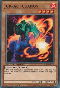 Jurrac Iguanon - Speed Duel GX: Midterm Paradox (Common) [SGX2-C06]