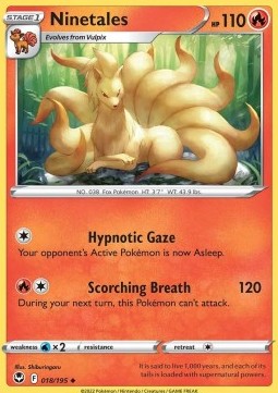 Ninetales - Silver Tempest (Uncommon) [SIT-018]