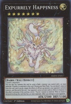 Expurrely Happiness (V.1 - Super Rare) - Amazing Defenders (Super Rare) [AMDE-017]