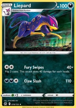 Liepard - Crown Zenith (Rare) [CRZ-078]