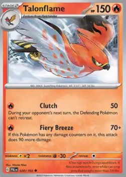 Talonflame - Paldea Evolved (Uncommon) [PAL-030]