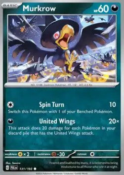 Murkrow - Paldea Evolved (Common) [PAL-131]