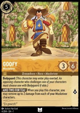 Goofy - Musketeer - The First Chapter (Uncommon) [1TFC-4]