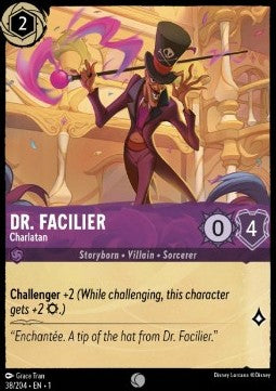 Dr. Facilier - Charlatan - The First Chapter (Common) [1TFC-38]