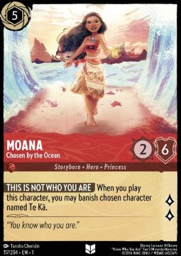 Moana - Chosen by the Ocean - The First Chapter (Uncommon) [1TFC-117]