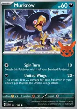 Murkrow - Trick or Trade 2023 (Promo) [BOO23-PAL 131]