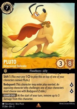 Pluto - Determined Defender - Into the Inklands (Rare) [3INK-17]