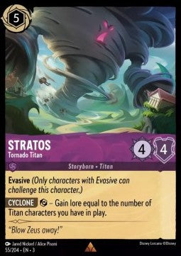 Stratos - Tornado Titan - Into the Inklands (Rare) [3INK-55]