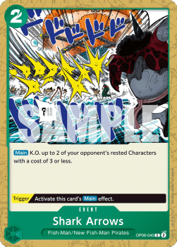 Shark Arrows (OP06-040) - Wings of the Captain (Common) [OP06-040]