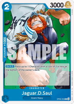 Jaguar.D.Saul (OP06-053) - Wings of the Captain (Common) [OP06-053]