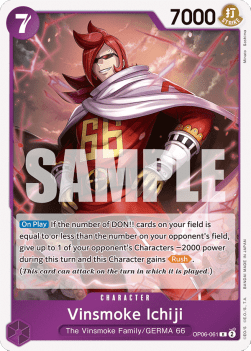 Vinsmoke Ichiji (OP06-061) (V.1) - Wings of the Captain (Rare) [OP06-061]