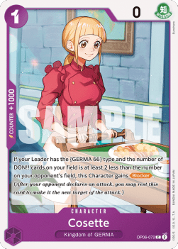 Cosette (OP06-072) - Wings of the Captain (Common) [OP06-072]