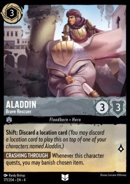 Aladdin - Brave Rescuer - Ursula's Return (Uncommon) [4URS-171]
