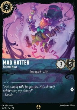Mad Hatter - Sinister Host - Illumineer's Quest: Deep Trouble (Quest) [QU1-10]