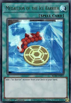 Medallion of the Ice Barrier (V.1 - Ultra Rare) - Battles of Legend: Terminal Revenge (Ultra Rare) [BLTR-097]