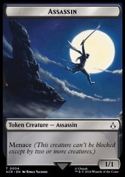 Assassin Token (C 1/1) // Treasure Token - Universes Beyond: Assassin's Creed: Tokens (Token) [TACR-T 4/6]