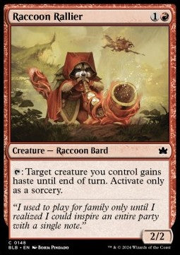 Raccoon Rallier - Bloomburrow (Common) [BLB-148]