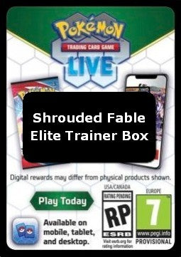 Live Code Card (Elite Trainer Box) - Shrouded Fable (Online Code Card)