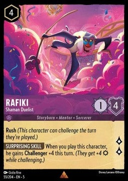 Rafiki - Shaman Duelist - Shimmering Skies (Rare) [5SSK-55]