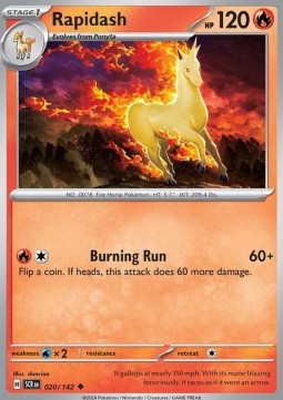 Rapidash - Stellar Crown (Uncommon) [SCR-020]