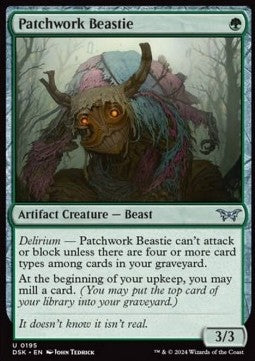 Patchwork Beastie - Duskmourn: House of Horror (Uncommon) [DSK-195]