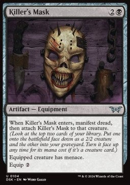 Killer's Mask - Duskmourn: House of Horror (Uncommon) [DSK-104]