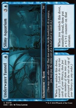 Underwater Tunnel // Slimy Aquarium - Duskmourn: House of Horror (Common) [DSK-79]