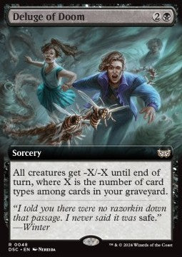 Deluge of Doom - Commander: Duskmourn: House of Horror: Extras (Rare) [XDSC-48]