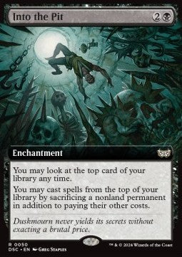 Into the Pit - Commander: Duskmourn: House of Horror: Extras (Rare) [XDSC-50]