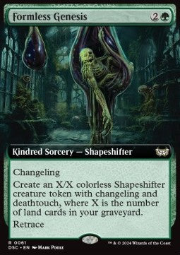Formless Genesis - Commander: Duskmourn: House of Horror: Extras (Rare) [XDSC-61]