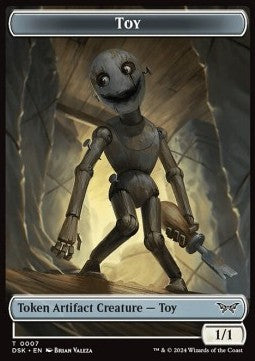 Toy Token (A 1/1) // Spider Token (G 2/2) - Duskmourn: House of Horror: Tokens (Token) [TDSK-T 7/12]