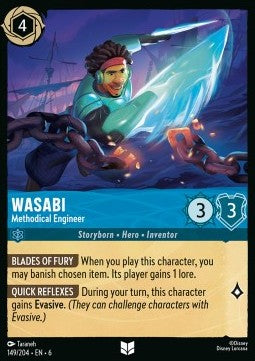 Wasabi - Methodical Engineer - Azurite Sea (Uncommon) [6AZS-149]