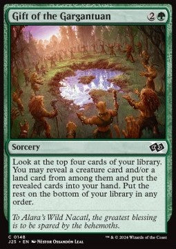 Gift of the Gargantuan - Foundations Jumpstart (Common) [J25-148]