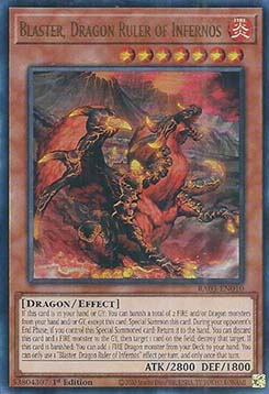 Blaster, Dragon Ruler of Infernos (V.2 - Ultra Rare) - Quarter Century Bonanza (Ultra Rare) [RA03-010]