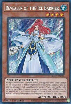Revealer of the Ice Barrier (V.3 - Secret Rare) - Quarter Century Bonanza (Secret Rare) [RA03-028]