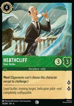 Heathcliff - Stoic Butler - Azurite Sea (Common) [6AZS-78]