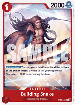 Building Snake (OP09-008) - Emperors in the New World (Uncommon) [OP09-008]