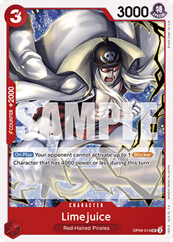Limejuice (OP09-014) - Emperors in the New World (Uncommon) [OP09-014]