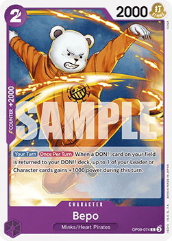 Bepo (OP09-074) - Emperors in the New World (Common) [OP09-074]