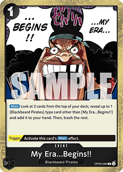 My Era...Begins!! (OP09-096) - Emperors in the New World (Rare) [OP09-096]