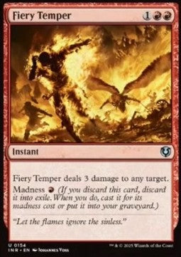 Fiery Temper - Innistrad Remastered (Uncommon) [INR-154]