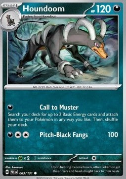 Houndoom - Prismatic Evolutions (Common) [PRE-063]