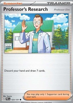 Professor's Research - Professor Elm - Prismatic Evolutions (Common) [PRE-123]