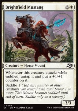 Brightfield Mustang - Aetherdrift (Common) [DFT-5]
